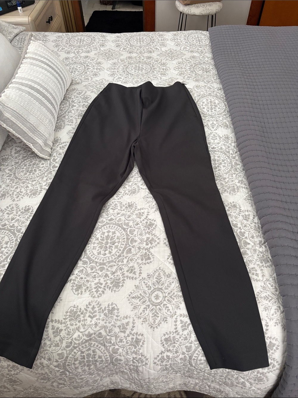 LOFT High Waist Skinny Pants in Charcoal